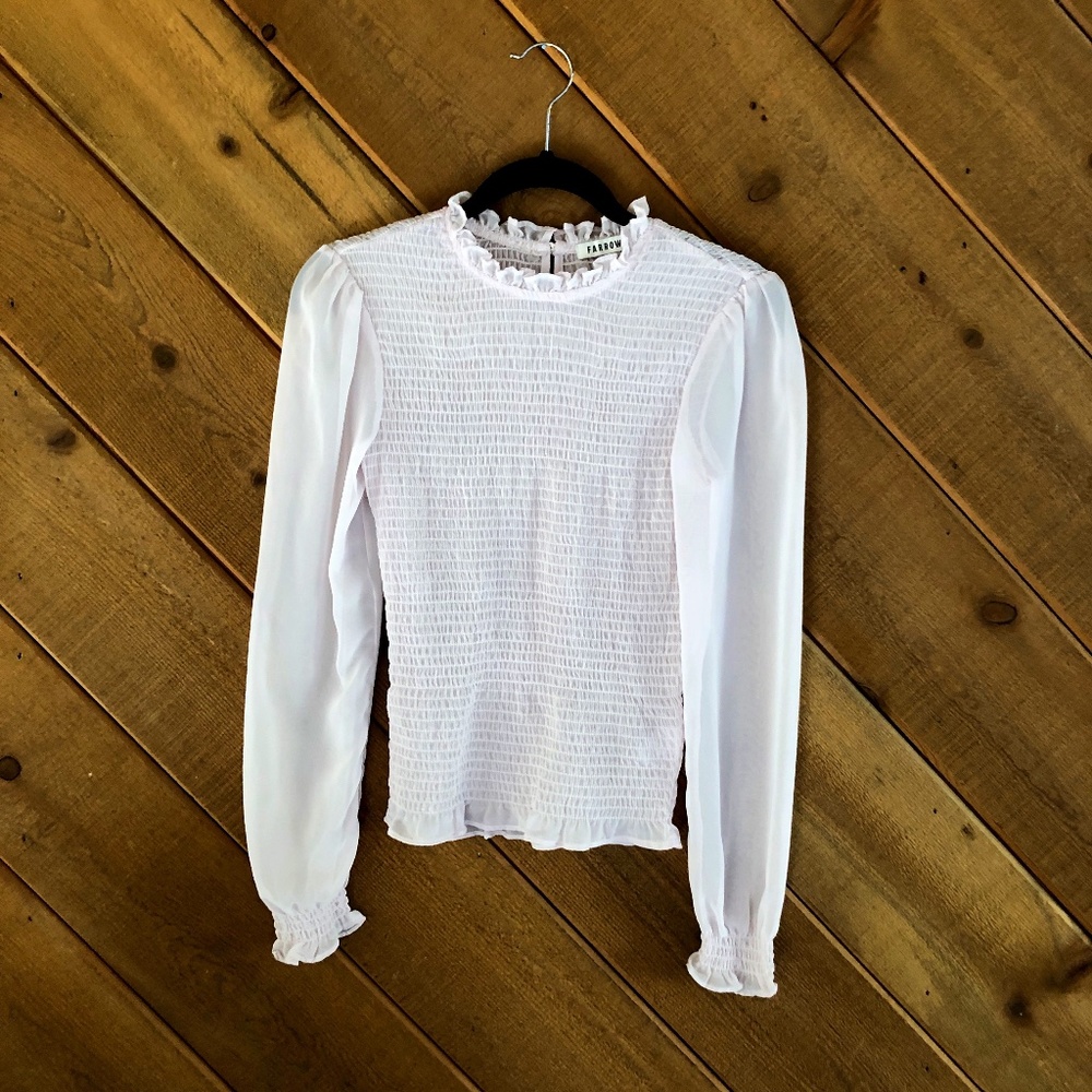 Need Supply Co Lilac Smocked Top, Size XS